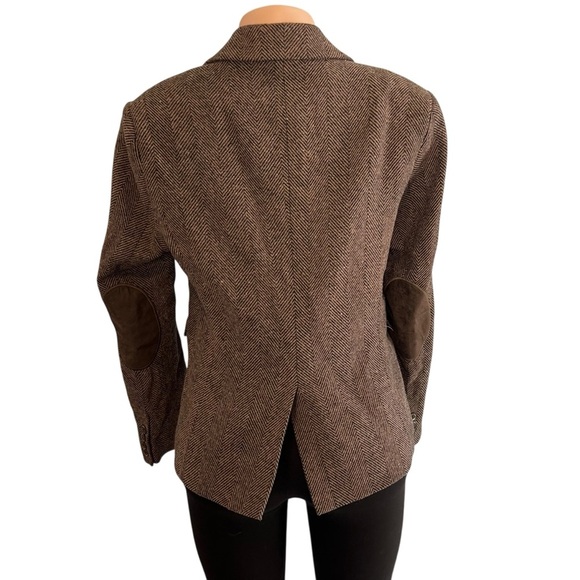 Tru Clothing Blazer Tweed Herringbone Wool Classic  Vintage 1920s Style - Picture 10 of 10